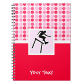 Cute Hurdler Notitieboek (Voorkant)