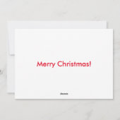 Cute Huskies sending Christmas cheer Feestdagenkaart (Achterkant)