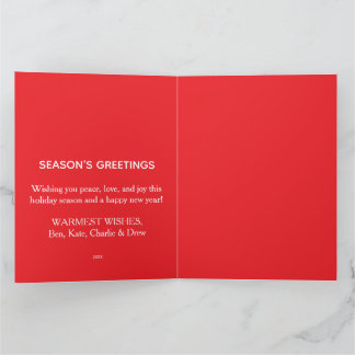 Cute Husky Dog Christmas Winter Seamless Pattern  Kaart