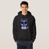 Cute Husky Dog Hoodie (Voorkant volledig)