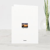 Cute Husky en Roos Hartelijk dank Bedankkaart (Achterkant)