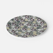 Cute Husky Paper Borden Papieren Bordje (Gekanteld)