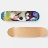 Cute Husky. Persoonlijk Skateboard (Horizontaal)