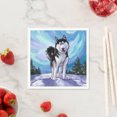 Cute Husky Servetten (Insitu)