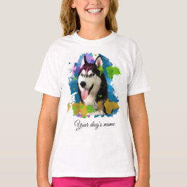 Cute Husky. T-shirt