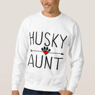 Cute Husky tante Gift Funny Dog Lover tante Trui