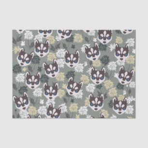 Cute Husky Tissue Paper Tissuepapier
