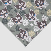 Cute Husky Tissue Paper Tissuepapier (Detail)