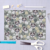 Cute Husky Tissue Paper Tissuepapier (Craft)