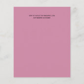 Cute Huwelijksdrive-By Budgetuitnodigingen (Achterkant)