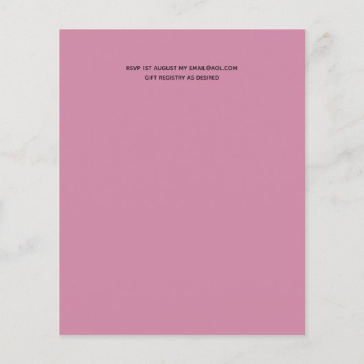 Cute Huwelijksdrive-By Budgetuitnodigingen (Achterkant)