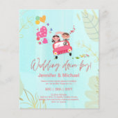 Cute Huwelijksdrive-By Budgetuitnodigingen (Voorkant)