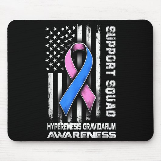 Cute Hyperemesis Awareness Gravidarum Squad Suppor Muismat (Voorkant)