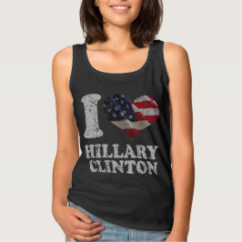 Cute I American Flag Hillary Clinton T-shirt