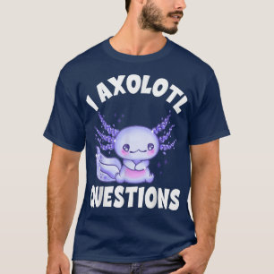 Cute i Aolotl Questions Kawaii Chibi Pastel Gothic T-shirt