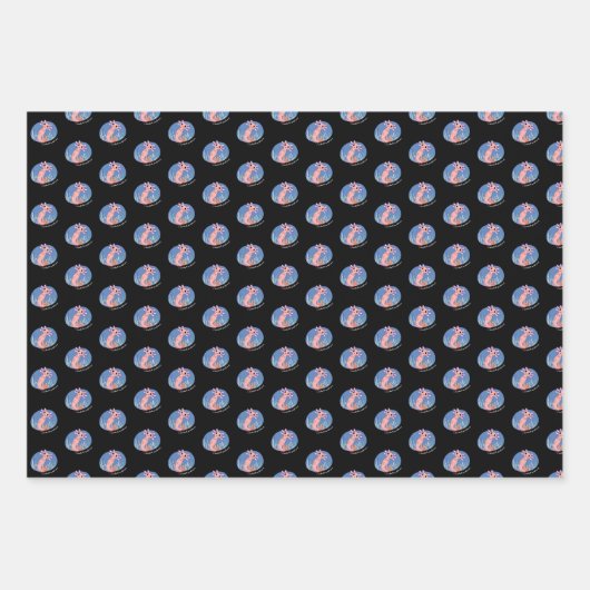 Cute I Axolotl Vragen Inpakpapier Vel (Voorkant 3)