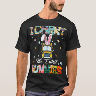 Cute I Carry the Cutest Bunnies School Bus Driver T-shirt