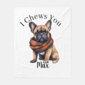 Cute I Chews You | Franse fleece deken (Voorkant)