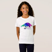 Cute I Heart Pangolins T-shirt (Voorkant volledig)