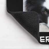 Cute I Love Border Collies Puppy Dog Mousepad Muismat (Hoek)