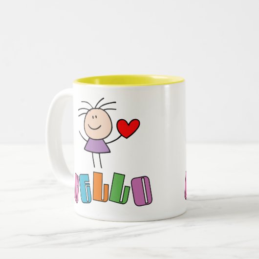 Cute I Love Cello Mok (Voorkant links)