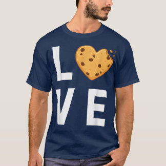 Cute I Love Chocolate Chip Cookies T-shirt