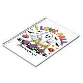 Cute I Love Fall Prevention Physical Therapy Ghost Notitieboek (Linkerzijde)