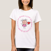Cute I Love First Grade T-shirt (Voorkant)