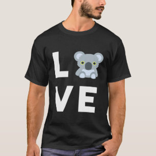 Cute I Love Koalas Funny Koala Beer Lover T-shirt