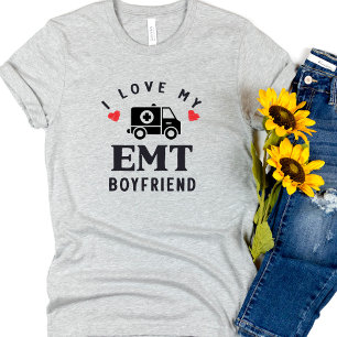 Cute I Love My EMT Boyvriend T-shirt