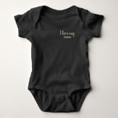 Cute I Love My mama Baby Romper (Voorkant)