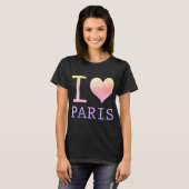 Cute I Love Paris T shirt (Voorkant volledig)