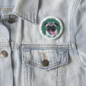 Cute I Love Pugs Ronde Button 5,7 Cm (In situ)
