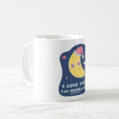 Cute I Love You To the Moon & Back Koffiemok (Voorkant links)