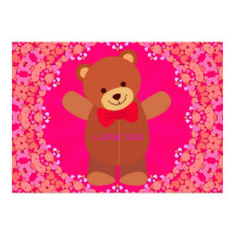 Cute I Love You Value Poster Paper (glanzend)