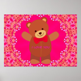 Cute I Love You Value Poster Paper (glanzend)