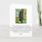 Cute I Miss You Wenskaart Kaart (Achterkant)