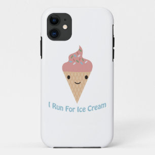 Cute I run op ijs Case-Mate iPhone Case