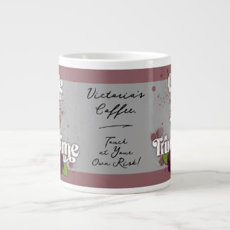 Cute & I ❤️ True Crime.–Personalized Name Grote Koffiekop