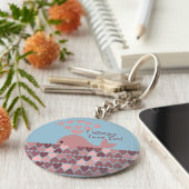 Cute I whaley love you! design Sleutelhanger (Zijkant)