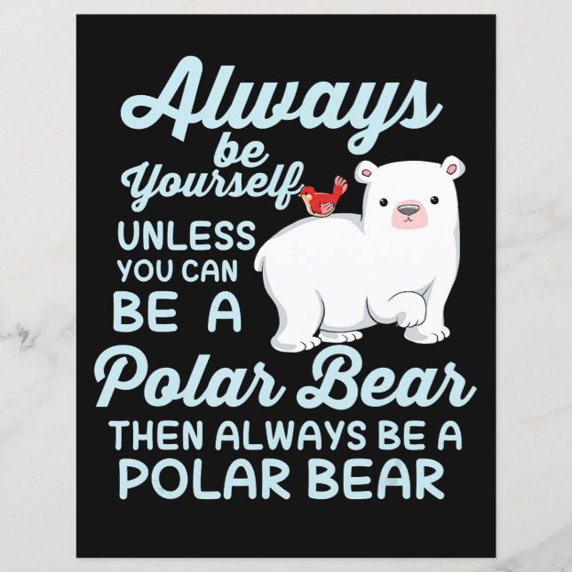 Cute Ice Beer A Polar Beer Lover (Voorkant)