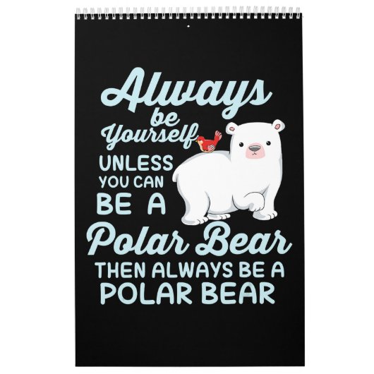 Cute Ice Beer A Polar Beer Lover Kalender (Hoes)