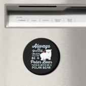 Cute Ice Beer A Polar Beer Lover Magneet (Insitu (Vaatwasser))