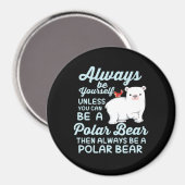 Cute Ice Beer A Polar Beer Lover Magneet (Voorkant / Achterkant)
