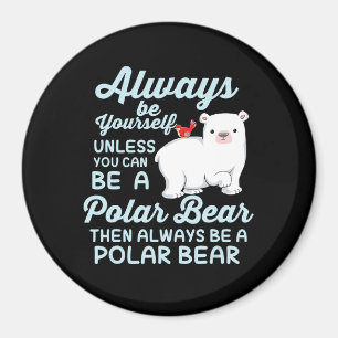 Cute Ice Beer A Polar Beer Lover Magneet