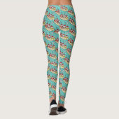 Cute Ice Cream Banana Split Leggings (Achterkant)