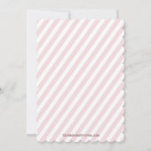 Cute Ice Cream Birthday Party Invitation Kaart (Achterkant)