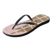 Cute Ice Cream Cone en Driving Sprinkles Pattern Teenslippers (Schuin)