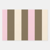 Cute Ice Cream Cone Whimsical Neapolitan Patroon Inpakpapier Vel (Voorkant 2)