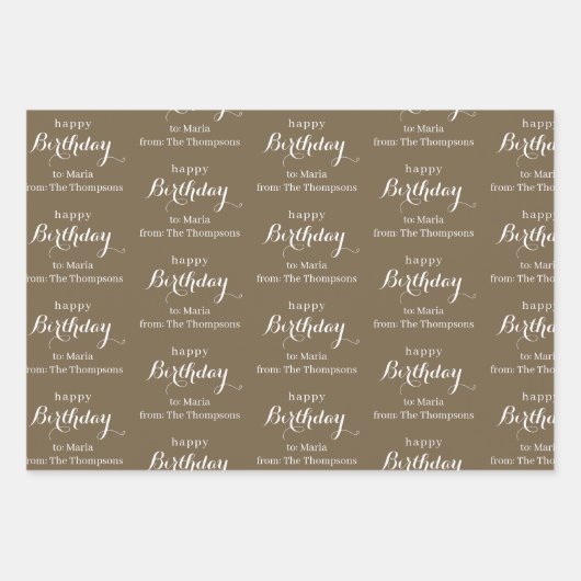 Cute Ice Cream Cone Whimsical Neapolitan Patroon Inpakpapier Vel (Voorkant)